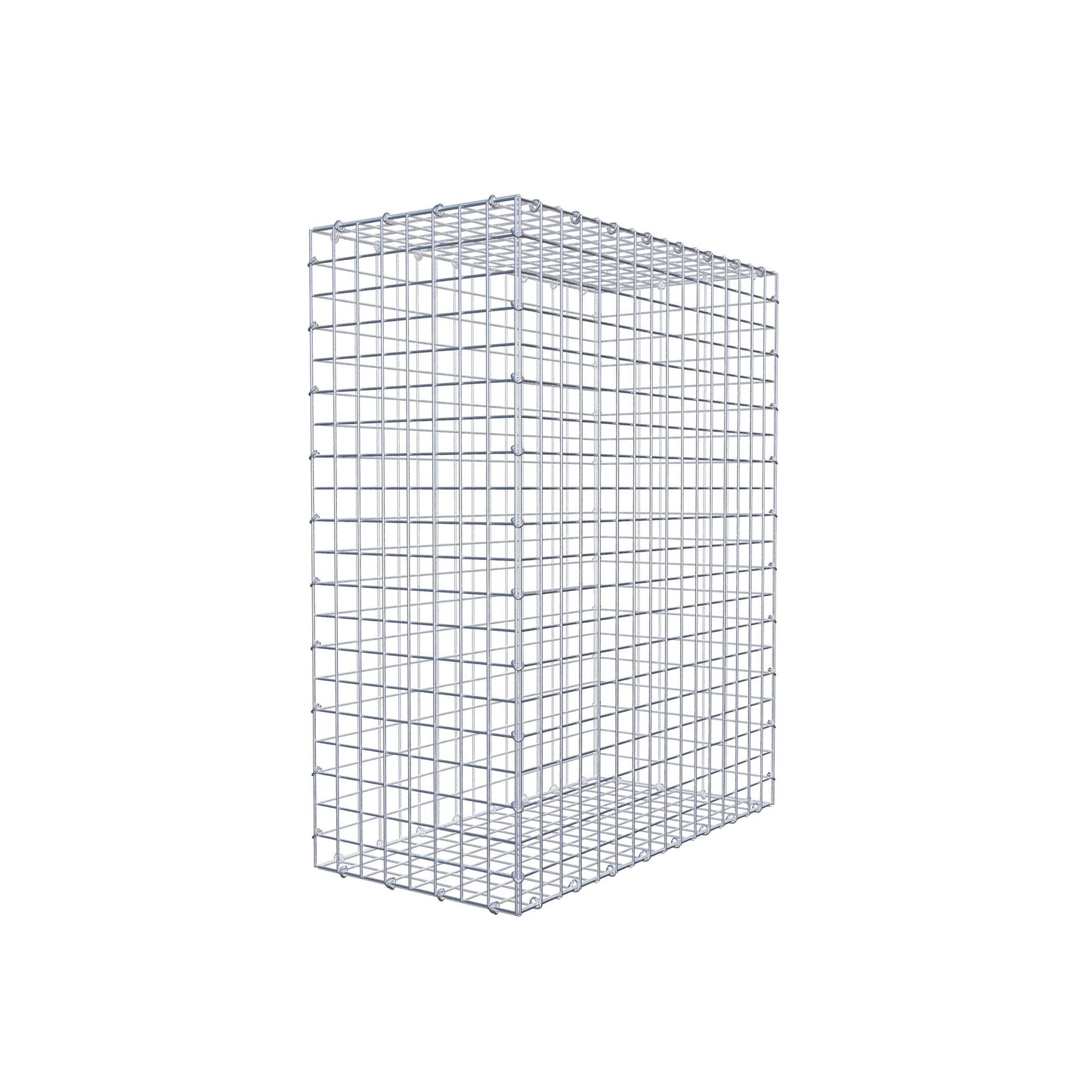Gabion 100 cm x 80 cm x 40 cm (L x H x P), mailles 5 cm x 5 cm, anneau en C