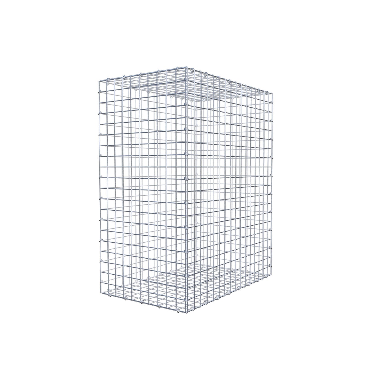Gabion 100 cm x 80 cm x 50 cm (L x H x P), mailles 5 cm x 5 cm, anneau en C
