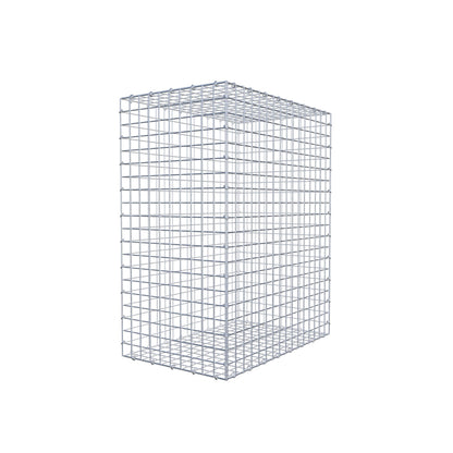 Gabion 100 cm x 80 cm x 50 cm (L x H x P), mailles 5 cm x 5 cm, anneau en C