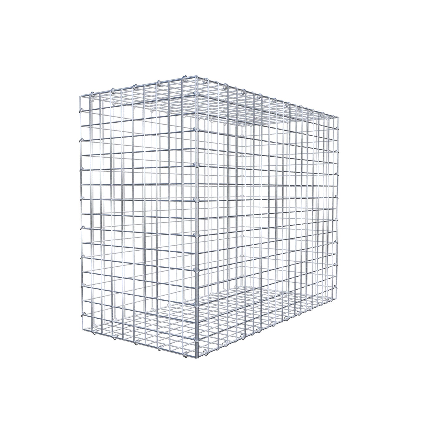 Gabion 100 cm x 80 cm x 50 cm (L x H x P), mailles 5 cm x 5 cm, anneau en C