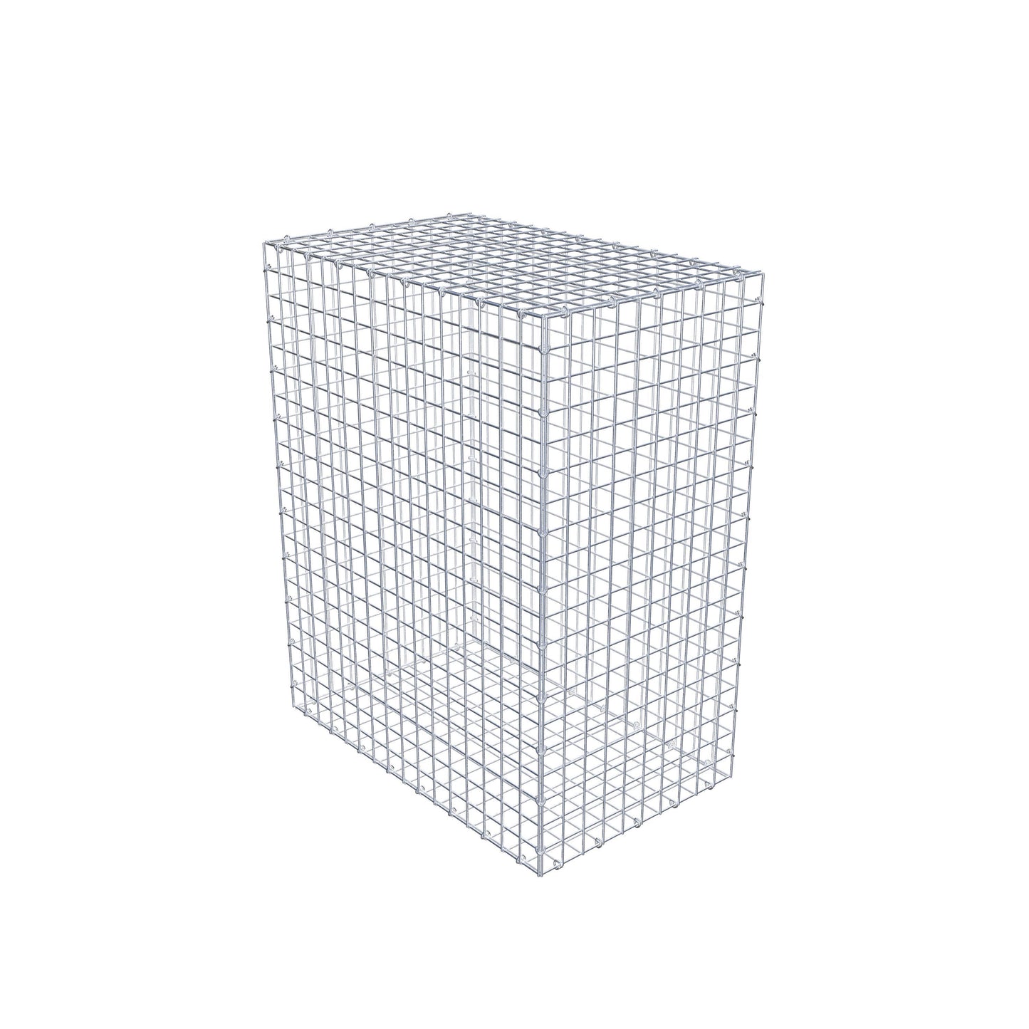 Gabion 100 cm x 80 cm x 50 cm (L x H x P), mailles 5 cm x 5 cm, anneau en C