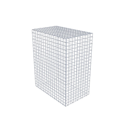 Gabion 100 cm x 80 cm x 50 cm (L x H x P), mailles 5 cm x 5 cm, anneau en C