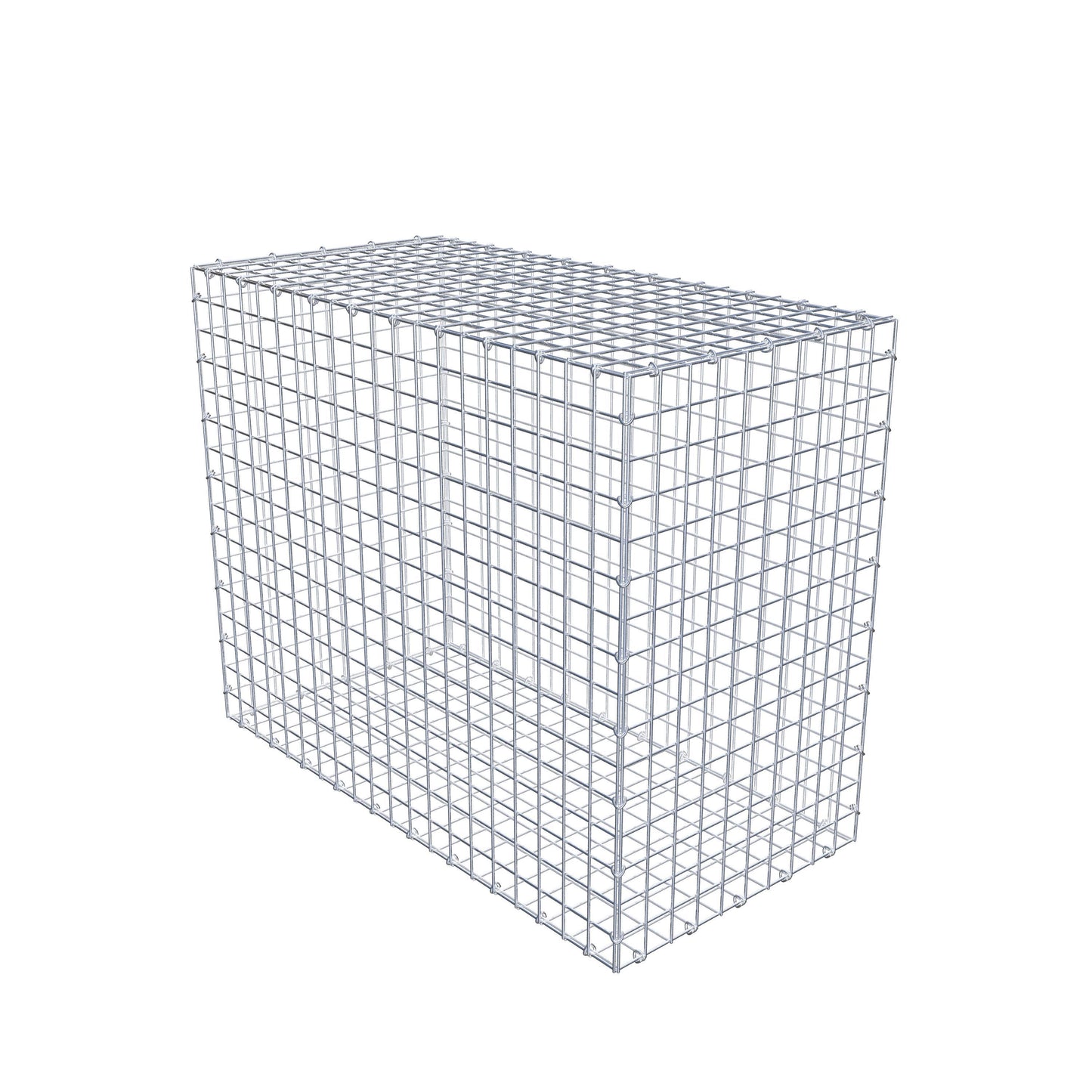 Gabion 100 cm x 80 cm x 50 cm (L x H x P), mailles 5 cm x 5 cm, anneau en C