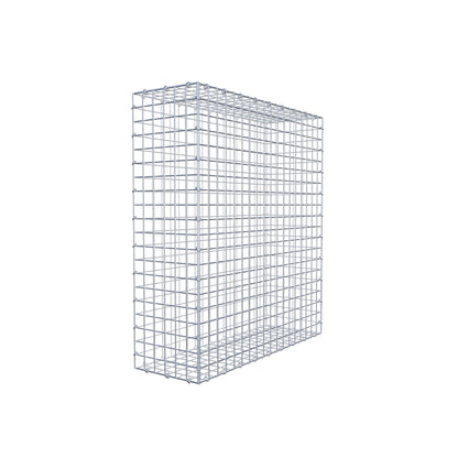 Gabion 100 cm x 90 cm x 30 cm (L x H x P), mailles 5 cm x 5 cm, anneau en C
