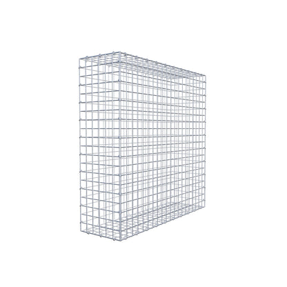 Gabion 100 cm x 100 cm x 30 cm (L x H x P), mailles 5 cm x 5 cm, anneau en C