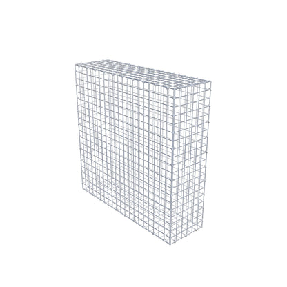 Gabion 100 cm x 100 cm x 30 cm (L x H x P), mailles 5 cm x 5 cm, anneau en C