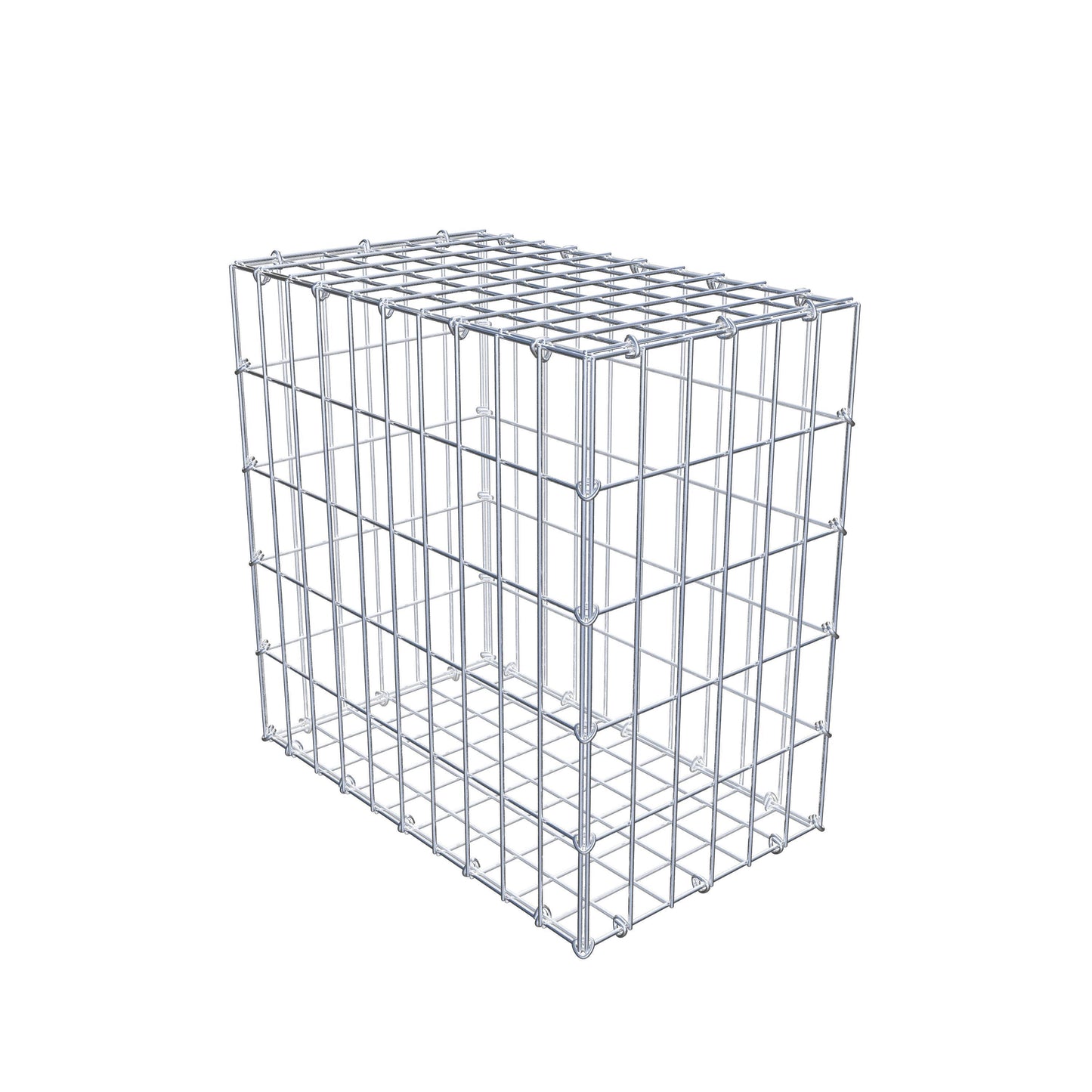 Gabion 50 cm x 50 cm x 30 cm (L x H x D), maskstorlek 5 cm x 10 cm, C-ring
