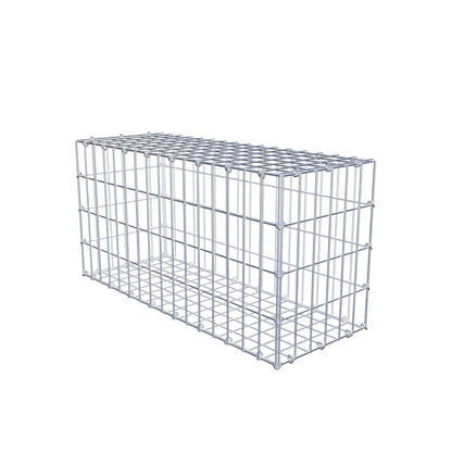 Gabion 80 cm x 40 cm x 30 cm (L x H x D), maskstorlek 5 cm x 10 cm, C-ring