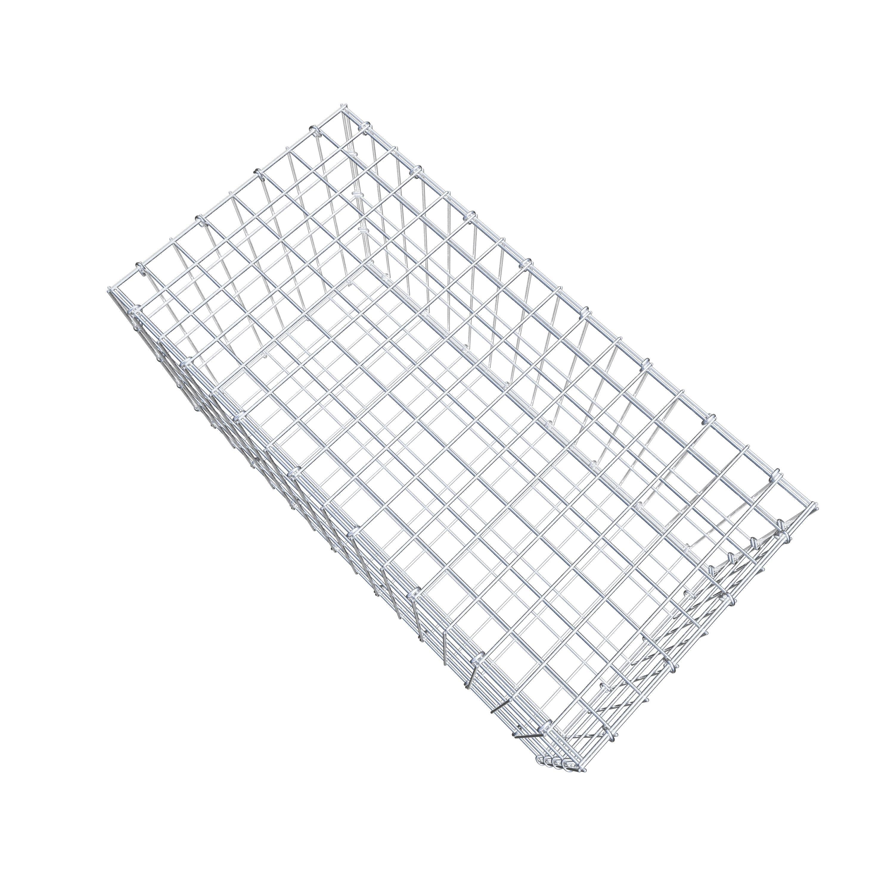 Gabion 80 cm x 40 cm x 40 cm (L x H x D), maskestørrelse 5 cm x 10 cm, C-ring