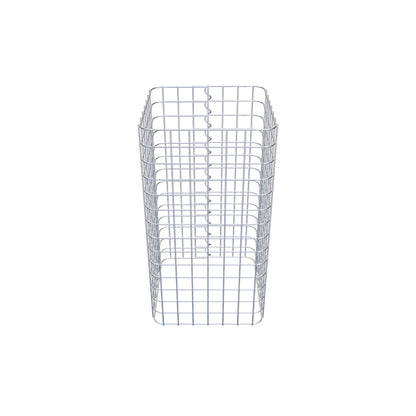 Schanskorfzuil 42 x 42 cm MW 5 x 5 cm vierkant