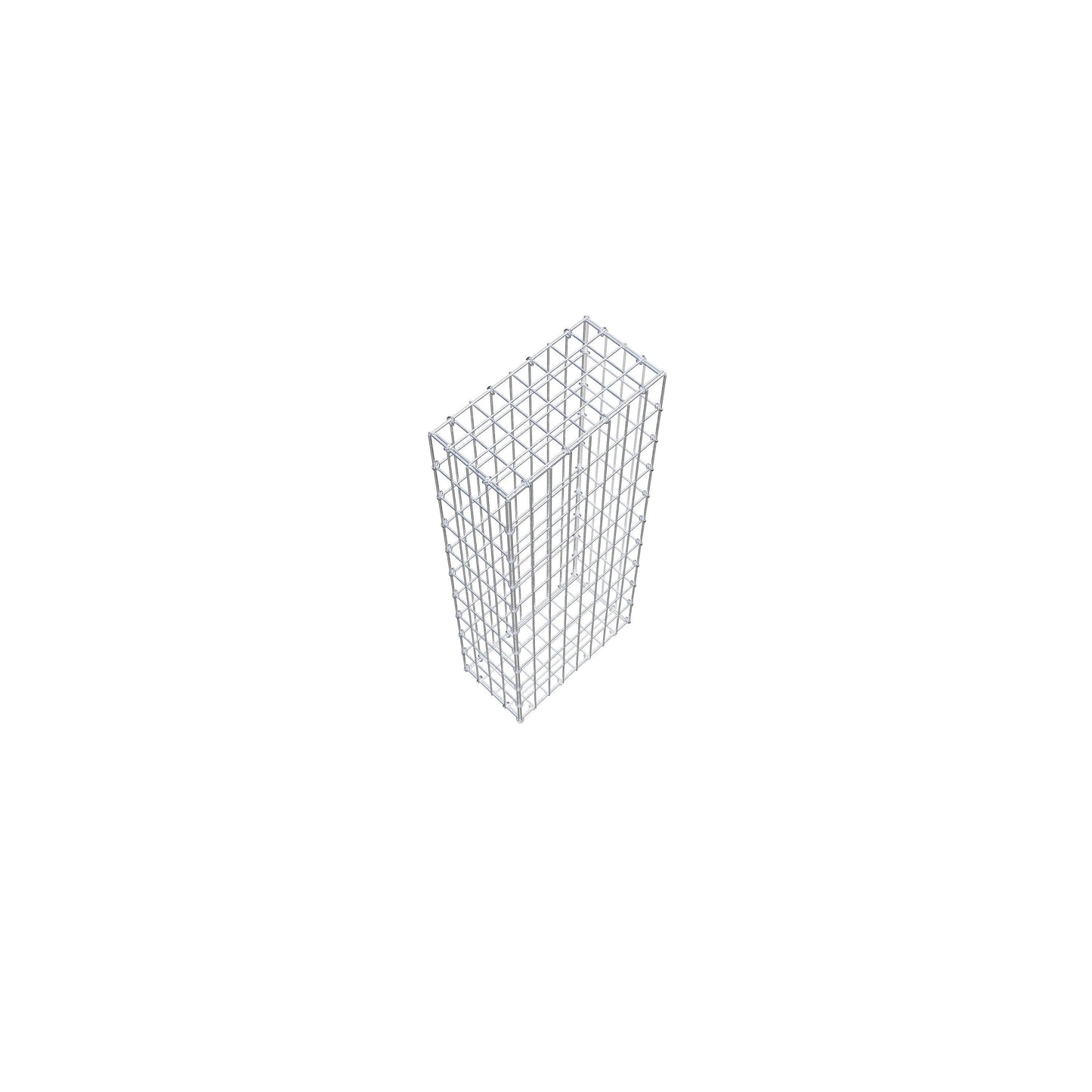 Gabion 100 cm x 20 cm x 40 cm (L x H x P), mailles 5 cm x 10 cm, anneau en C
