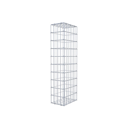 Gabion 100 cm x 30 cm x 20 cm (L x H x D), maskstorlek 5 cm x 10 cm, C-ring