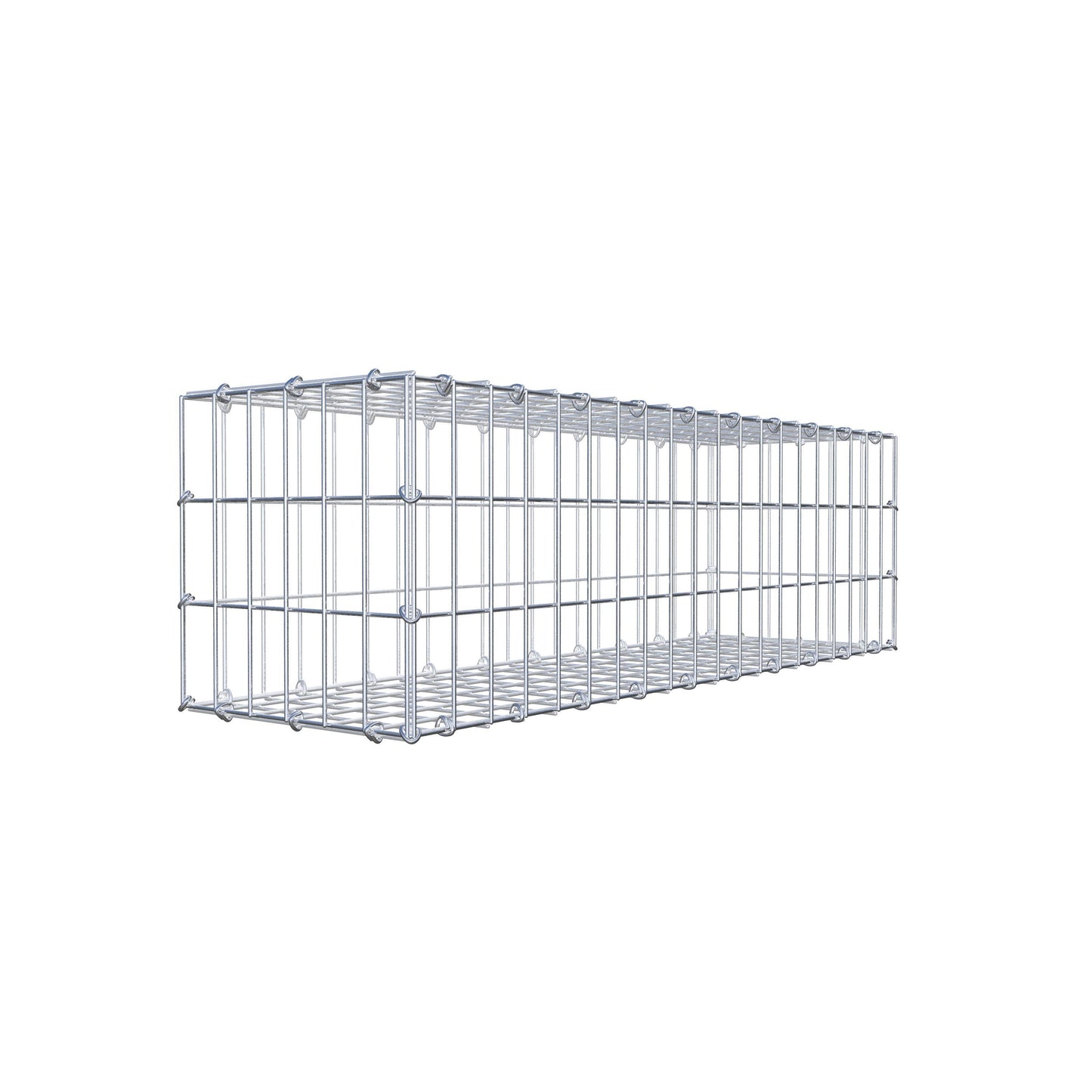 Gabione 100 cm x 30 cm x 30 cm (L x H x T), Maschenweite 5 cm x 10 cm, C-Ring