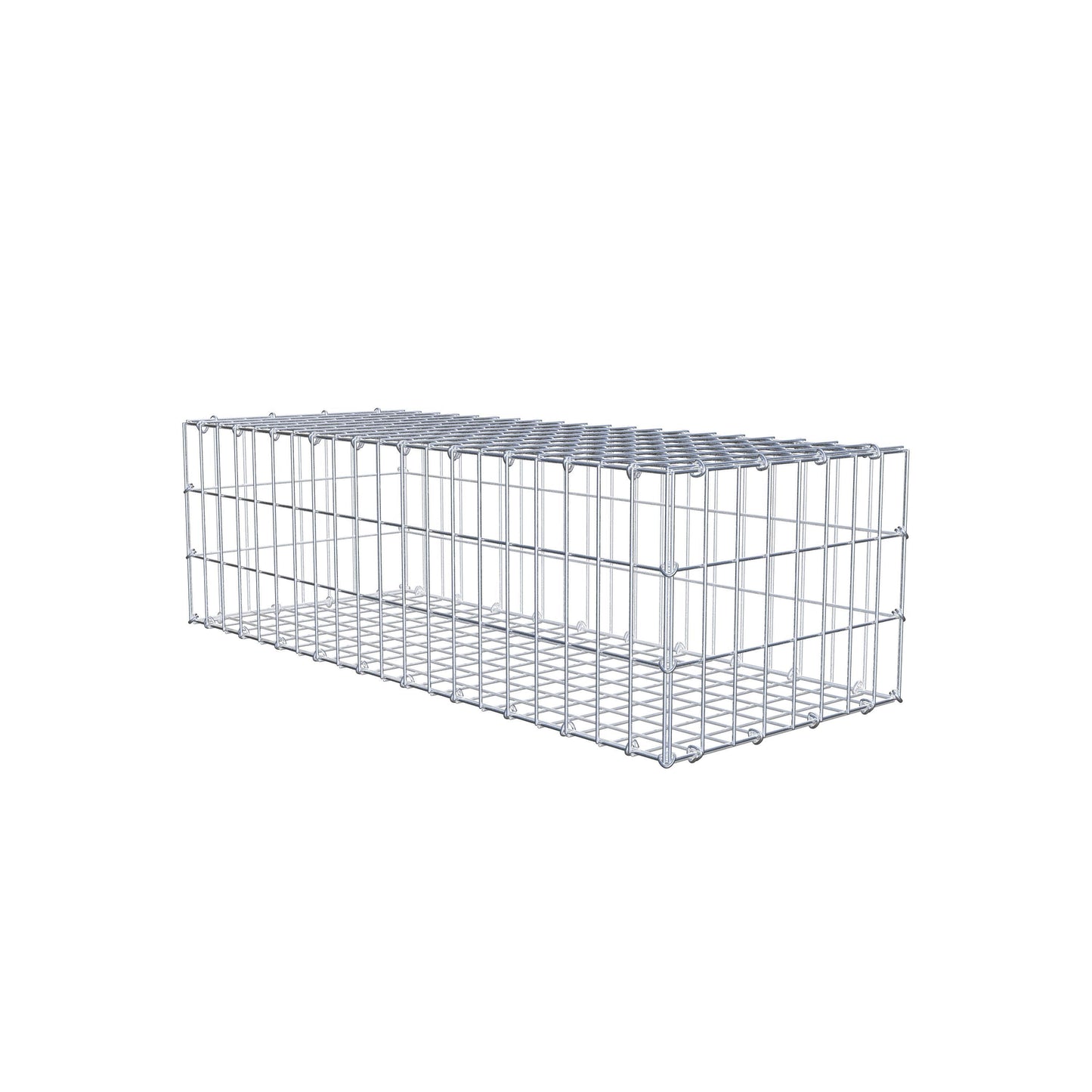 Gabione 100 cm x 30 cm x 40 cm (L x H x T), Maschenweite 5 cm x 10 cm, C-Ring