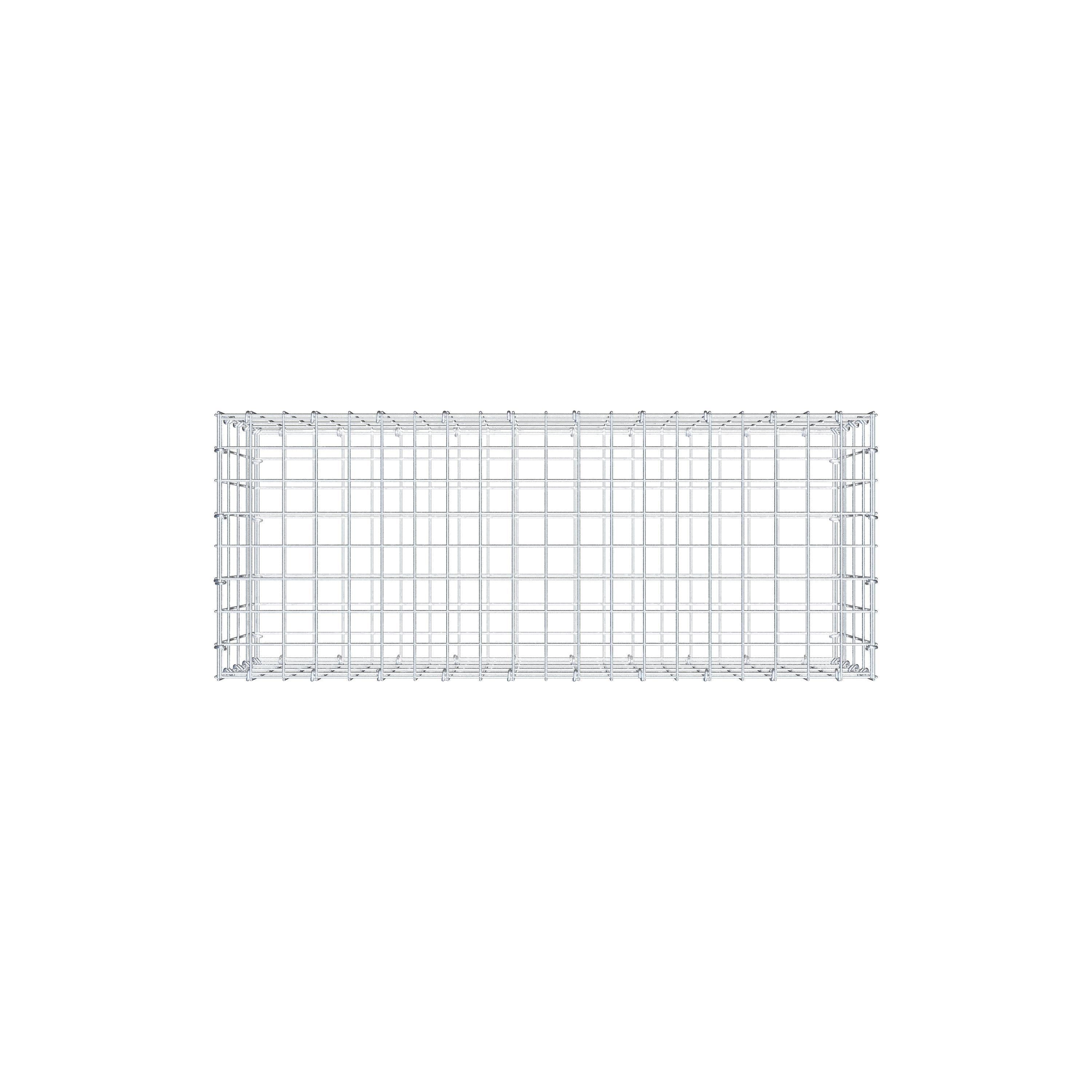 Gabione 100 cm x 40 cm x 40 cm (L x H x T), Maschenweite 5 cm x 10 cm, C-Ring