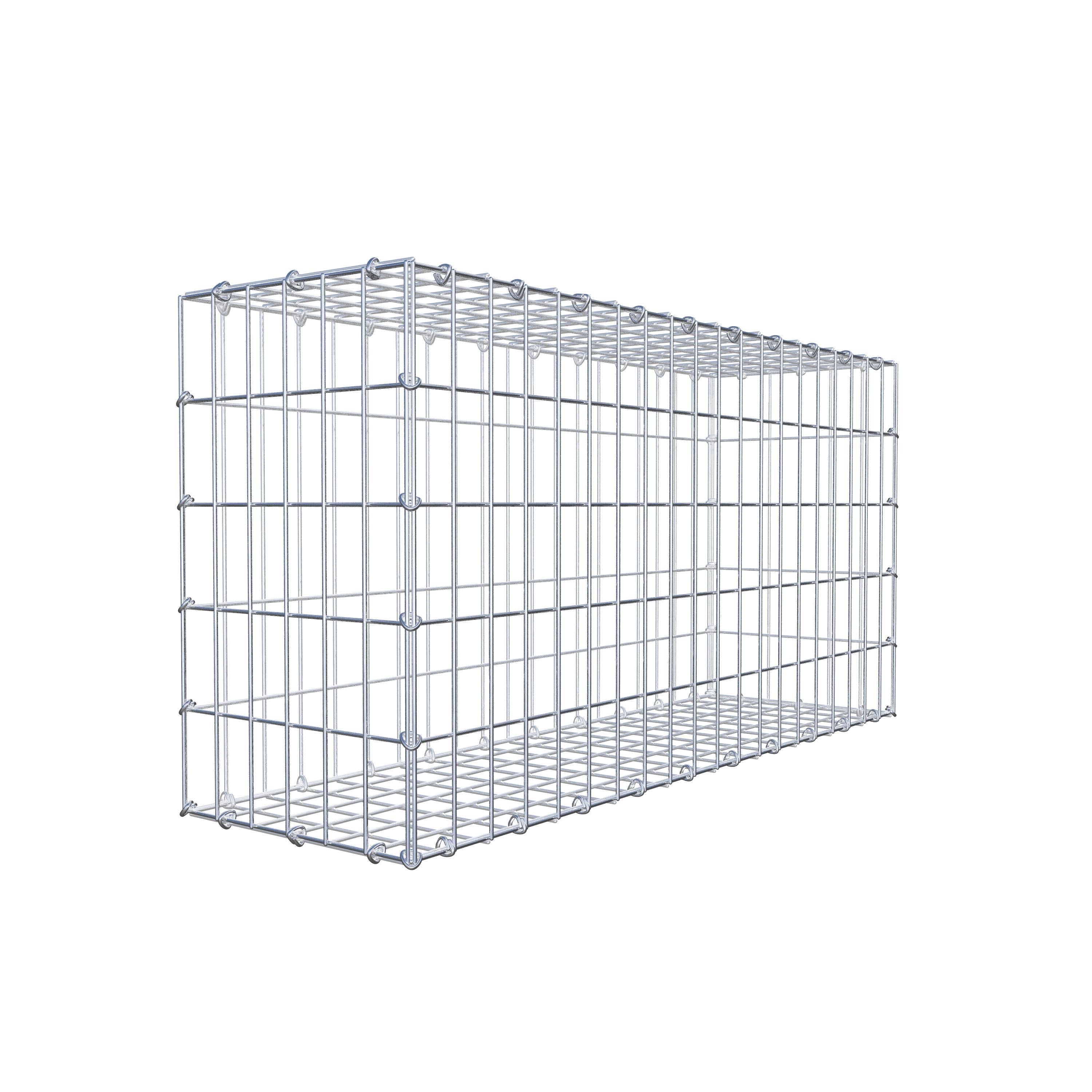 Gabion 100 cm x 50 cm x 30 cm (L x H x D), maskstorlek 5 cm x 10 cm, C-ring