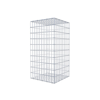 Gabbione 100 cm x 50 cm x 50 cm (L x H x P), maglia 5 cm x 10 cm, anello a C