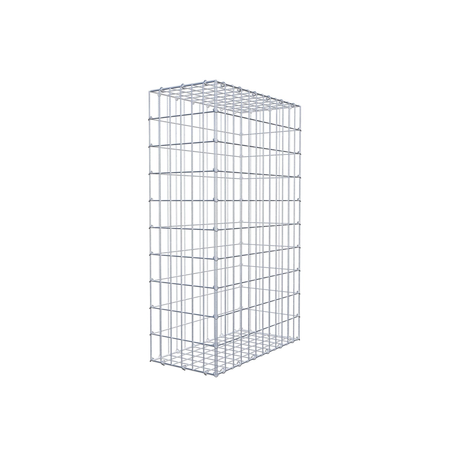 Gabbione 100 cm x 60 cm x 30 cm (L x H x P), maglia 5 cm x 10 cm, anello a C