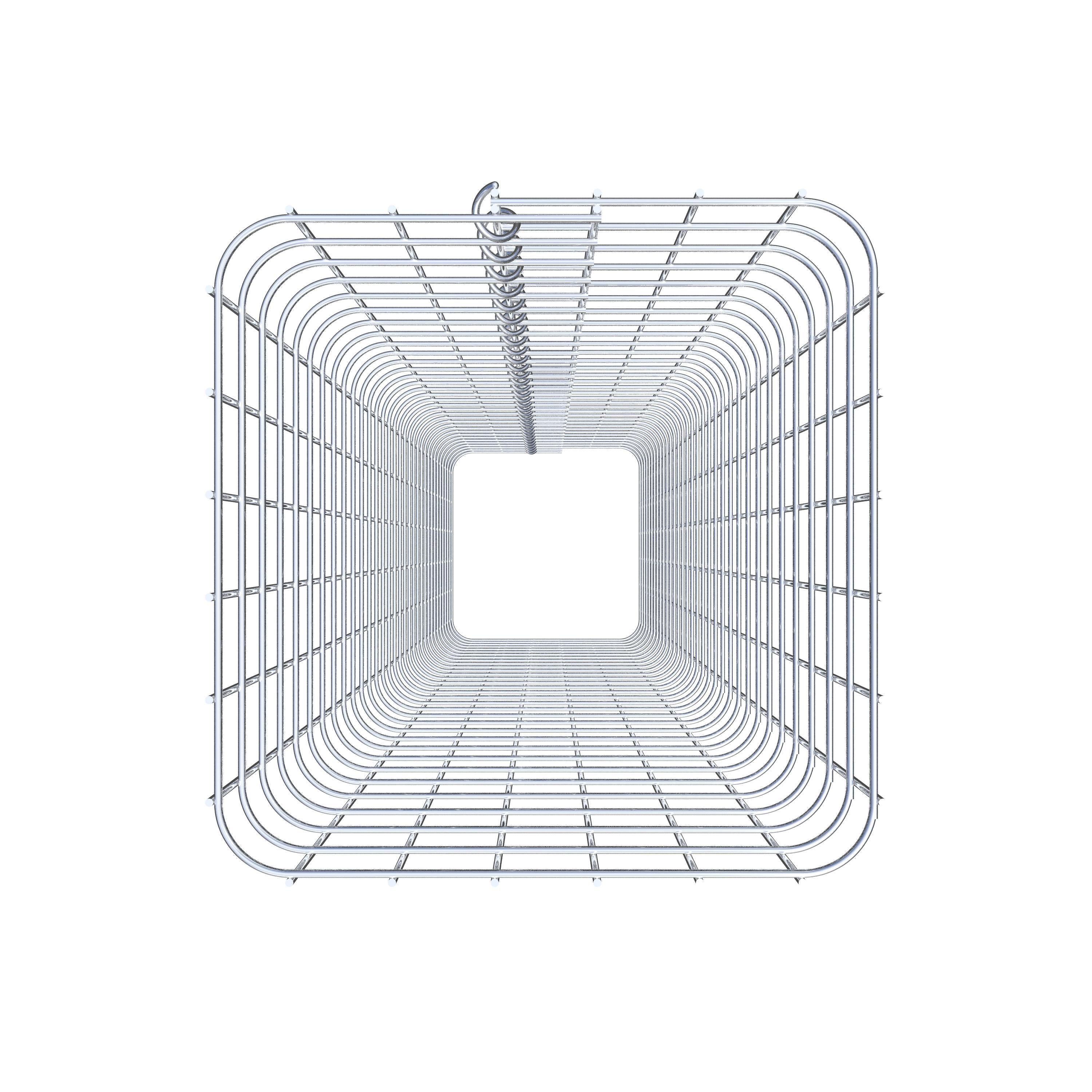 Gabionensäule eckig 32  cm x 32 cm, 160 cm Höhe, MW 5 cm x 5 cm