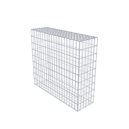 Gabion 100 cm x 90 cm x 30 cm (L x H x D), maskstorlek 5 cm x 10 cm, C-ring