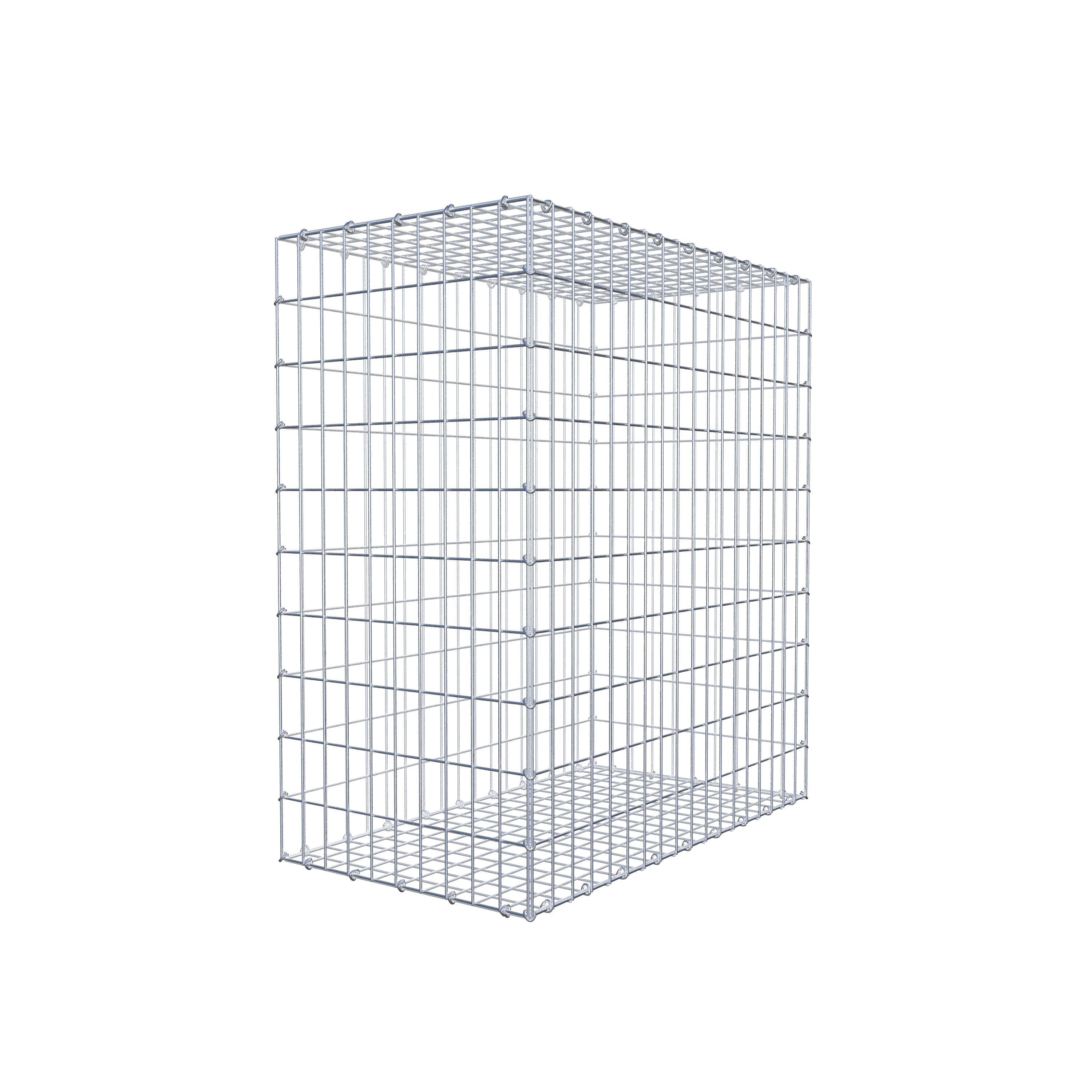 Schanskorf 100 cm x 90 cm x 50 cm (L x H x D), maaswijdte 5 cm x 10 cm, C-ring