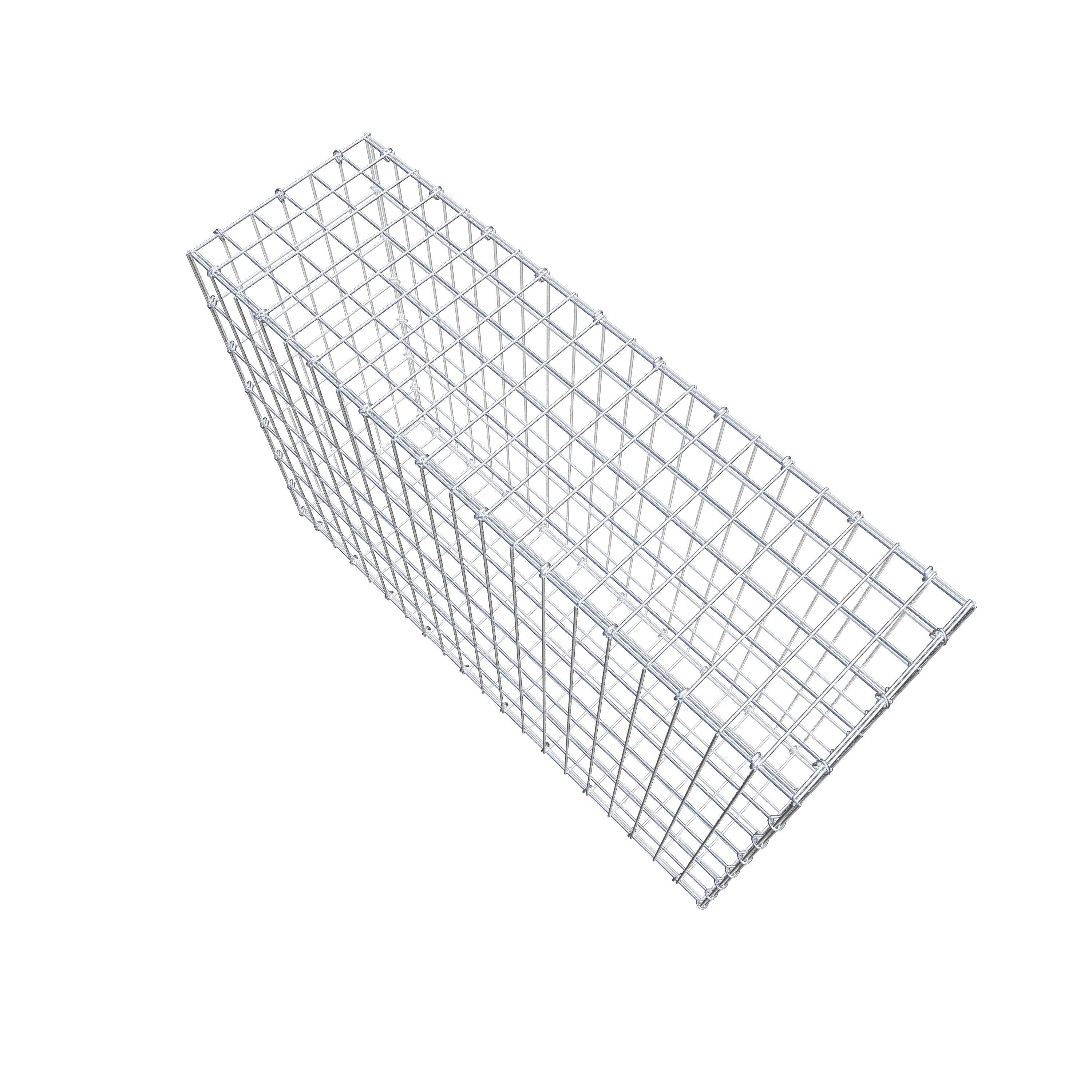 Schanskorf 100 cm x 70 cm x 30 cm (L x H x D), maaswijdte 5 cm x 10 cm, C-ring