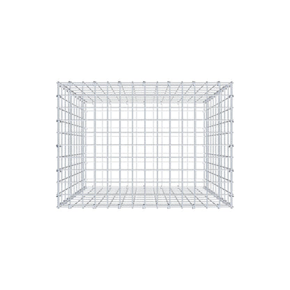 Gabbione 100 cm x 70 cm x 50 cm (L x H x P), maglia 5 cm x 10 cm, anello a C