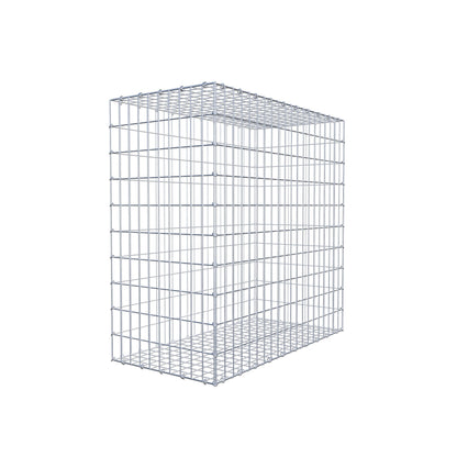 Gabion 100 cm x 100 cm x 50 cm (L x H x P), mailles 5 cm x 10 cm, anneau en C