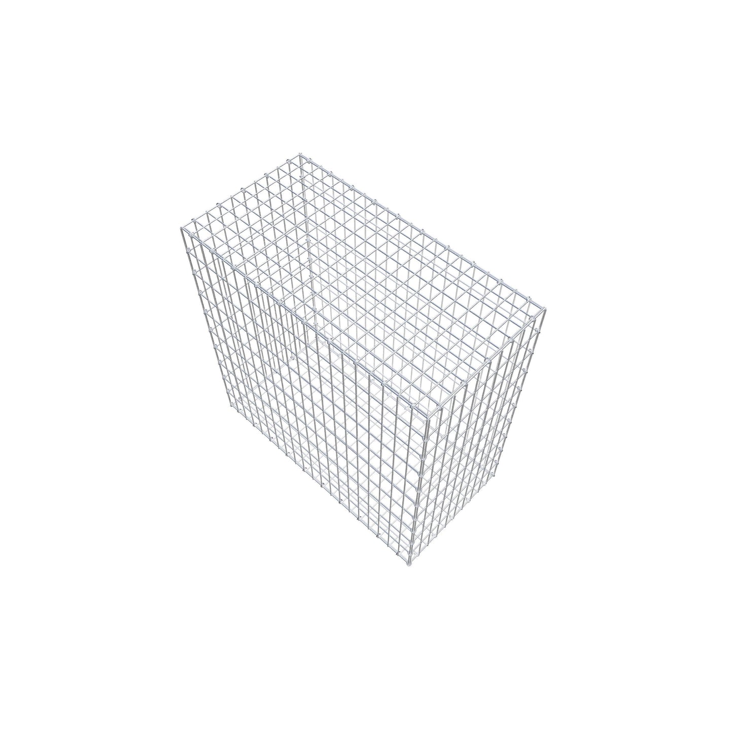 Gabion 100 cm x 100 cm x 50 cm (L x H x P), mailles 5 cm x 10 cm, anneau en C