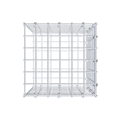 Extra gabion typ 2 30 cm x 30 cm x 30 cm (L x H x D), maskstorlek 5 cm x 5 cm, C-ring