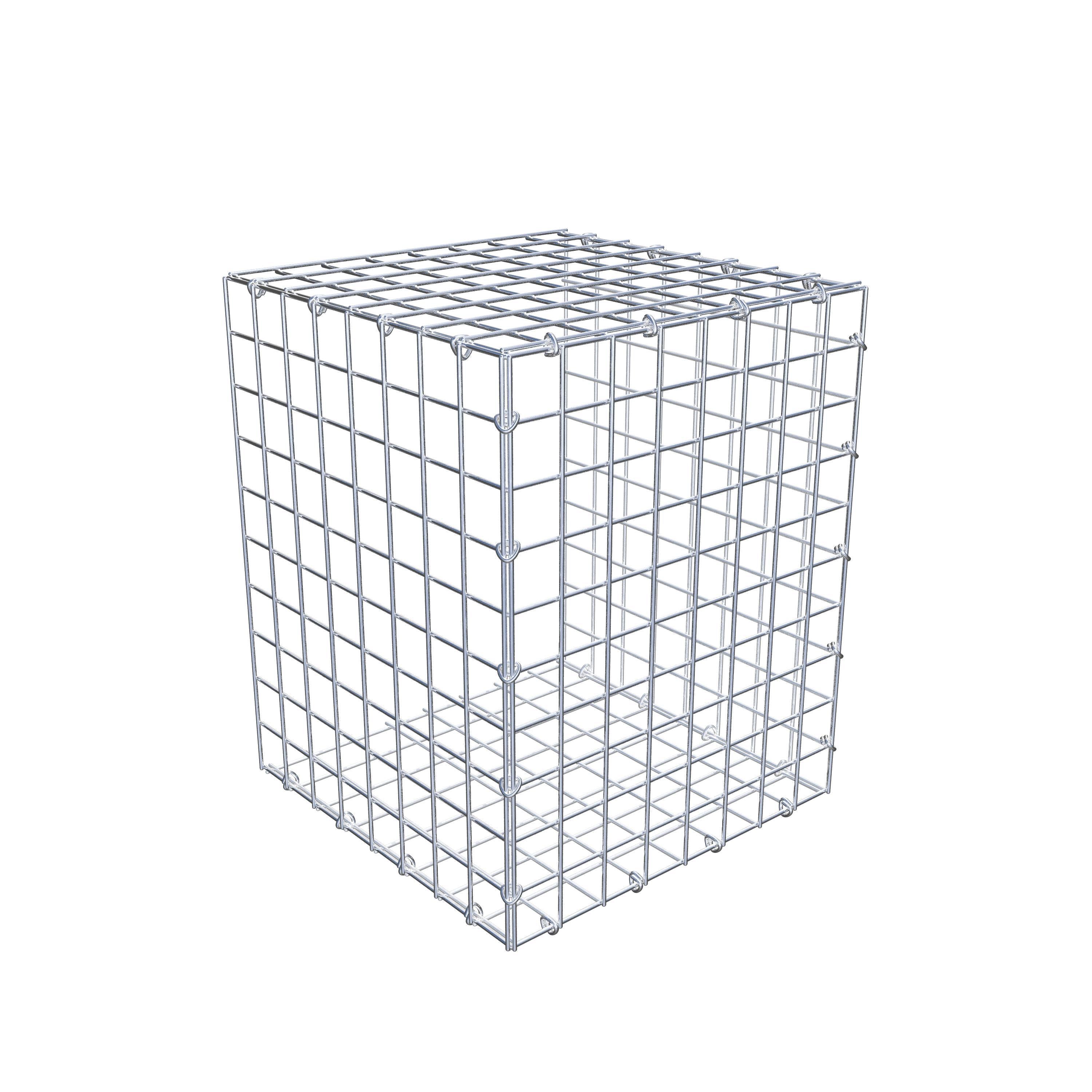 Monteret gabion type 2 50 cm x 40 cm x 40 cm (L x H x D), maskestørrelse 5 cm x 5 cm, C-ring