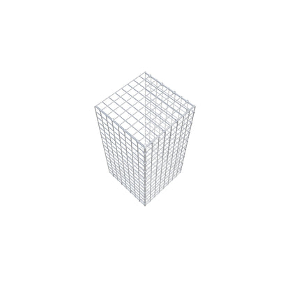 Monteret gabion type 2 80 cm x 40 cm x 40 cm (L x H x D), maskestørrelse 5 cm x 5 cm, C-ring