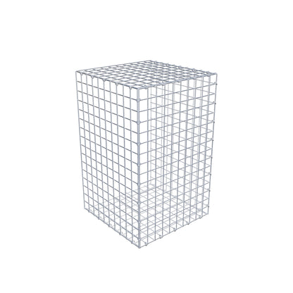 Gabião Tipo 2 80 cm x 50 cm x 50 cm (C x A x P), malhagem 5 cm x 5 cm, anel C