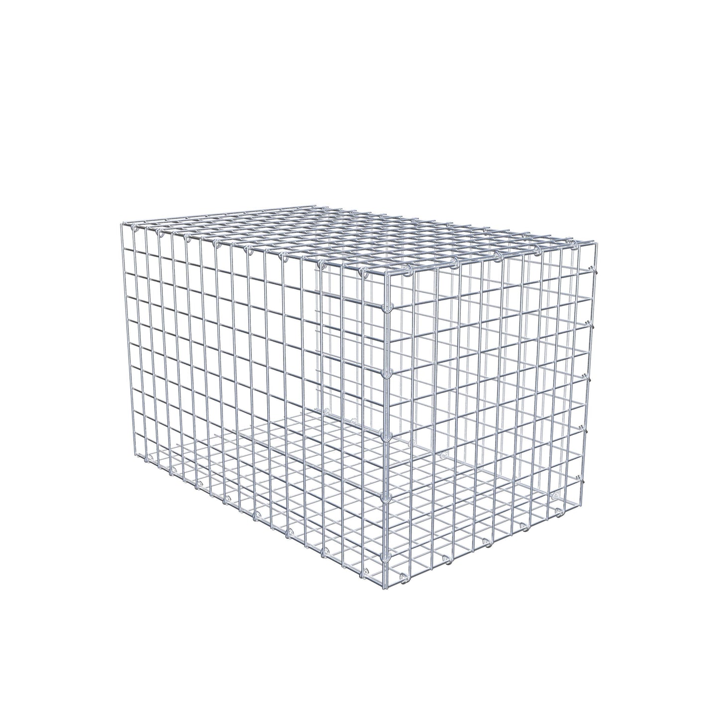 Gabião Tipo 2 80 cm x 50 cm x 50 cm (C x A x P), malhagem 5 cm x 5 cm, anel C