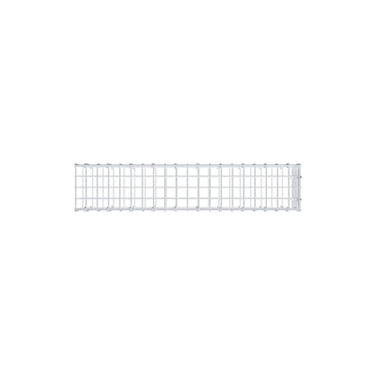 Fästbar gabion typ 2 100 cm x 20 cm x 20 cm (L x H x D), maskstorlek 5 cm x 5 cm, C-ring