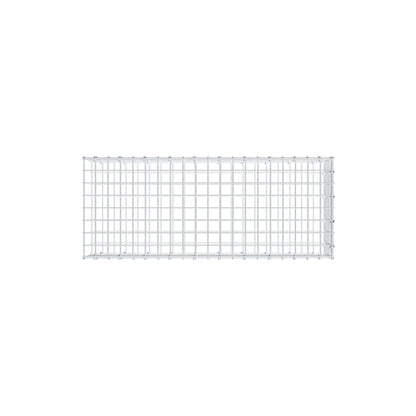 Mounted gabion type 2 100 cm x 20 cm x 40 cm (L x H x D), mesh size 5 cm x 5 cm, C-ring
