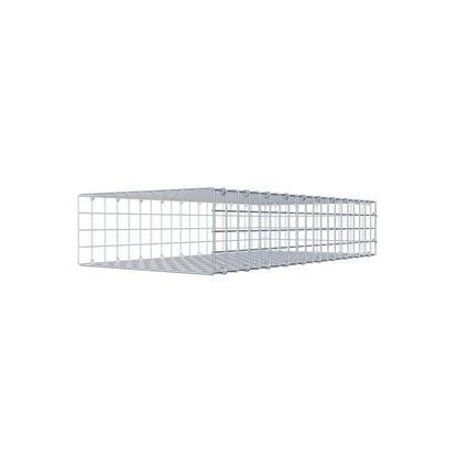 Gavión acoplable tipo 2 100 cm x 20 cm x 50 cm (L x A x P), malla 5 cm x 5 cm, anillo en C