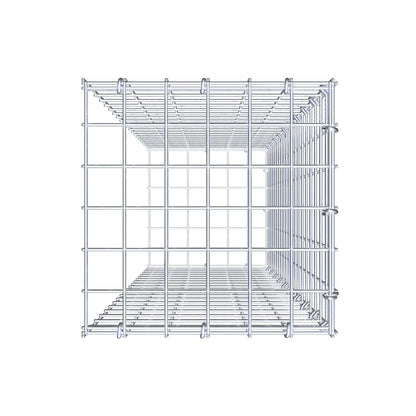 Gabião Tipo 2 100 cm x 30 cm x 30 cm (C x A x P), malhagem 5 cm x 5 cm, anel C