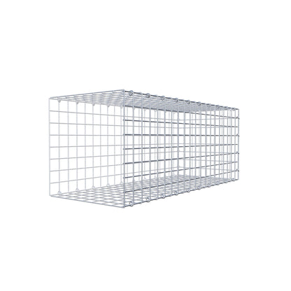 Typ 2 påbyggnadsgabion 100 cm x 40 cm x 40 cm (L x H x D), maskstorlek 5 cm x 5 cm, C-ring