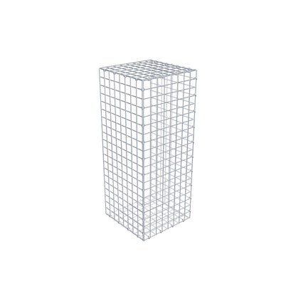 Typ 2 påbyggnadsgabion 100 cm x 40 cm x 40 cm (L x H x D), maskstorlek 5 cm x 5 cm, C-ring