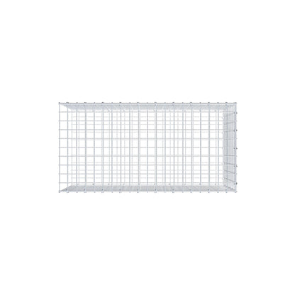 Fästbar gabion typ 2 100 cm x 50 cm x 50 cm (L x H x D), maskstorlek 5 cm x 5 cm, C-ring