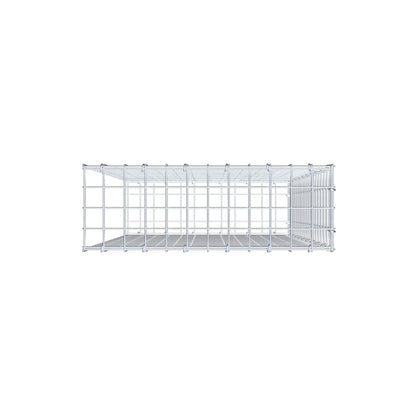 Extra gabion typ 2 100 cm x 60 cm x 20 cm (L x H x D), maskstorlek 5 cm x 5 cm, C-ring