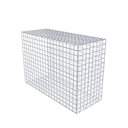 Mounted gabion type 2 100 cm x 70 cm x 40 cm (L x H x D), mesh size 5 cm x 5 cm, C-ring