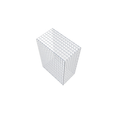 Mounted gabion type 2 100 cm x 70 cm x 40 cm (L x H x D), mesh size 5 cm x 5 cm, C-ring