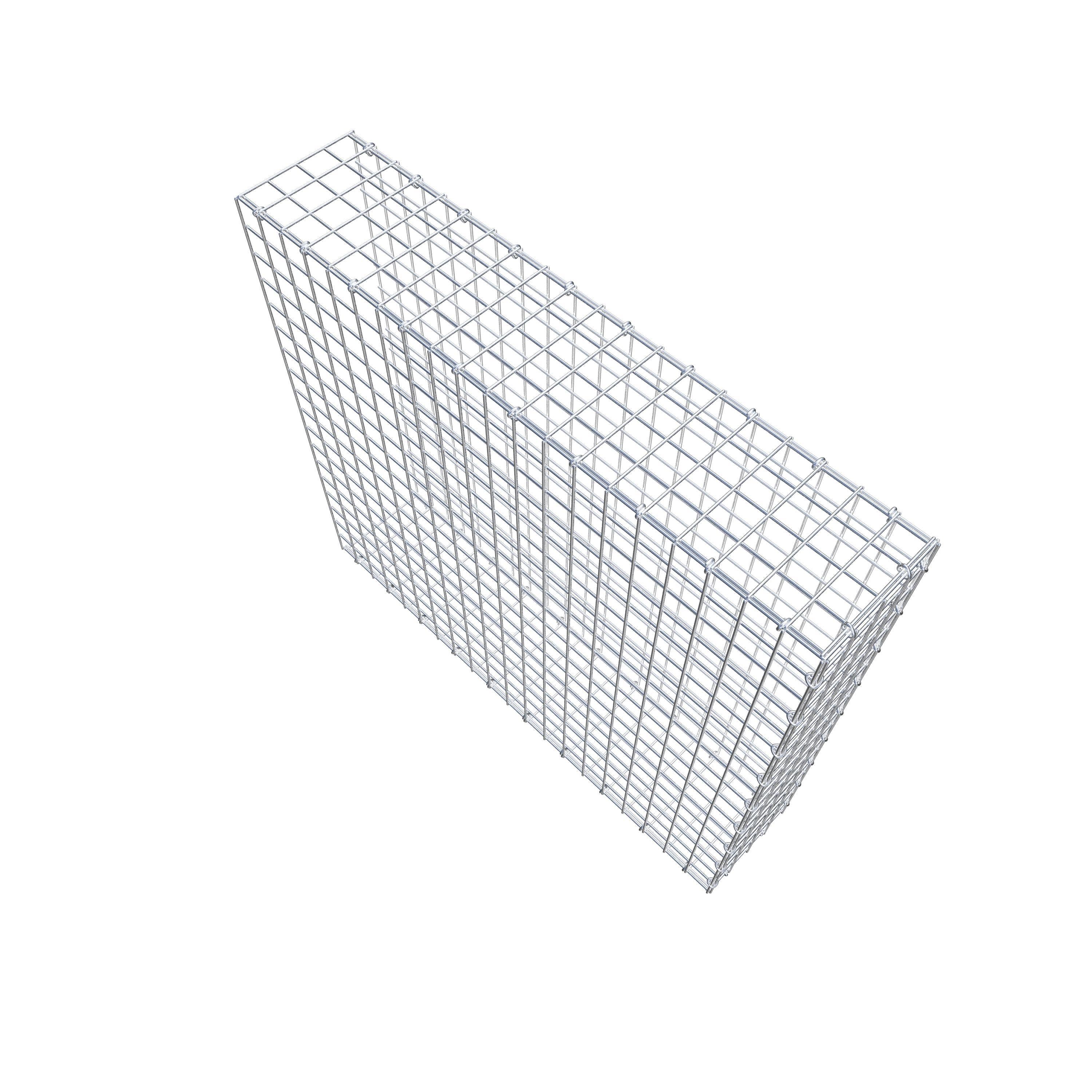 Gabião Tipo 2 100 cm x 90 cm x 20 cm (C x A x P), malhagem 5 cm x 5 cm, anel C