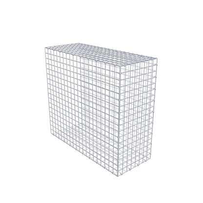 Mounted gabion type 2 100 cm x 90 cm x 40 cm (L x H x D), mesh size 5 cm x 5 cm, C-ring