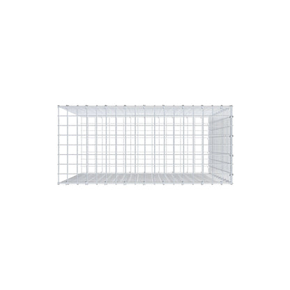 Mounted gabion type 2 100 cm x 90 cm x 40 cm (L x H x D), mesh size 5 cm x 5 cm, C-ring