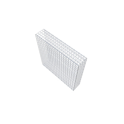 Gabião tipo 2 100 cm x 100 cm x 20 cm (C x A x P), malhagem 5 cm x 5 cm, anel C