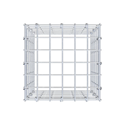Gabião Tipo 3 30 cm x 30 cm x 30 cm (C x A x P), malhagem 5 cm x 5 cm, anel C