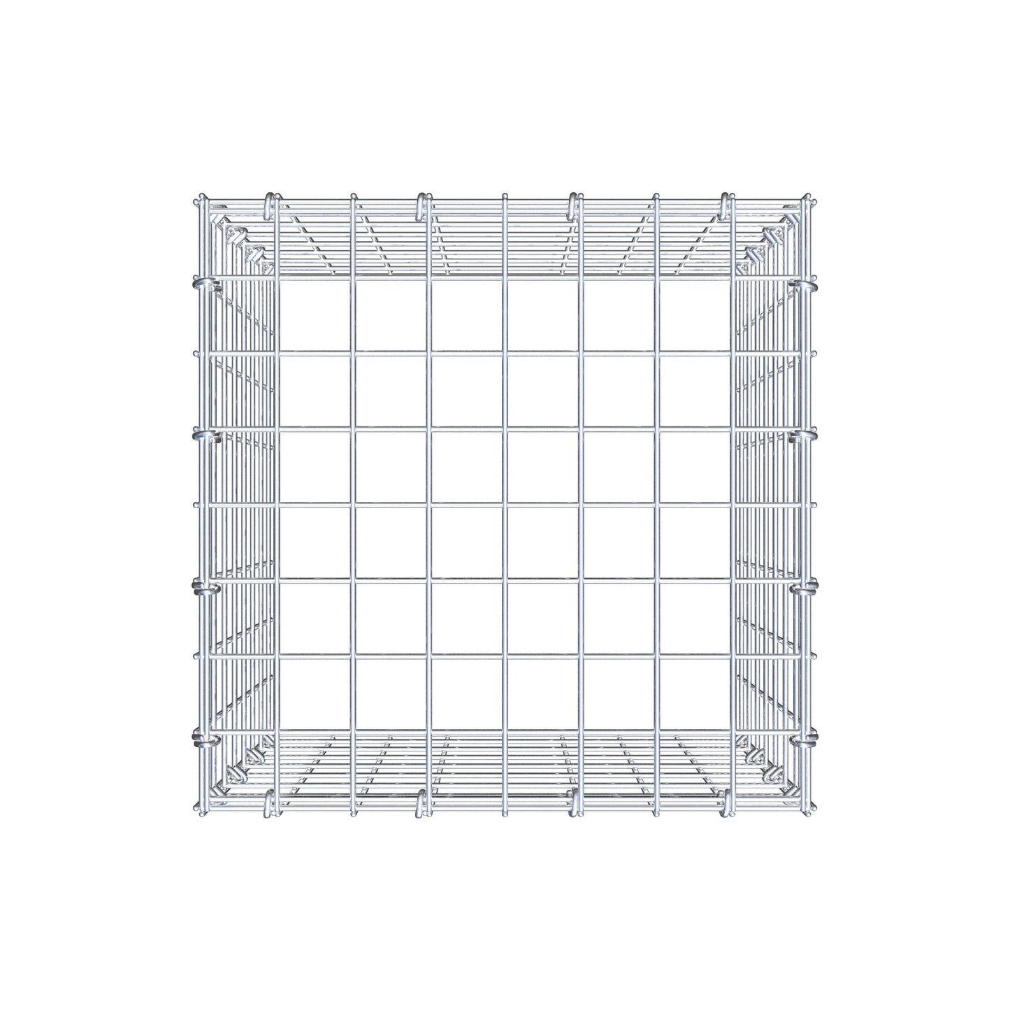 Gabião Tipo 3 40 cm x 40 cm x 40 cm (C x A x P), malhagem 5 cm x 5 cm, anel C